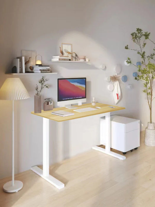 Uncaged Ergonomics Rise Up - electric adjustable height standing desk 48x30" Black MDF desk