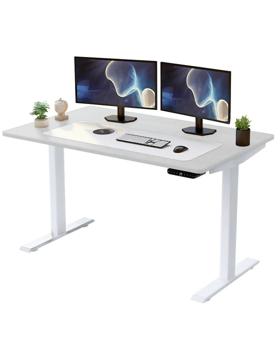 Uncaged Ergonomics Rise Up - electric adjustable height standing 60x30" natural Bamboo